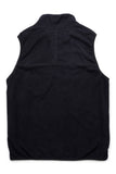 KAVU West Vest in the colour Black, shown from the back