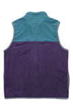 KAVU West Vest in the colour Purple Kale, shown from the back