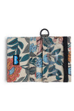 KAVU Billings Wallet in the colour Flower Fields, shown open
