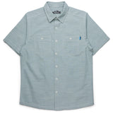 Kavu Jacksonville Shirt in Stone Blue shown from front