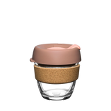 KeepCup Brew Cork Small 8oz/227ml Glass Reusable Cup