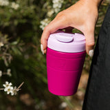 KeepCup Commuter Thermal Medium 12oz/340ml Double Walled Reusable Cup in the colour Grenache lilac