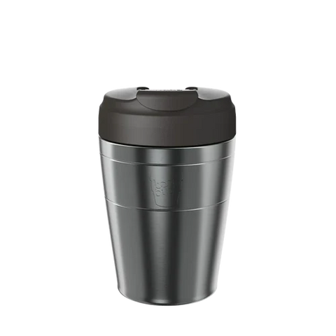 KeepCup Commuter Thermal Medium 12oz/340ml Double Walled Reusable Cup in the colour nitro black
