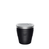 KeepCup Thermal XS 6oz/177ml Double Walled Reusable Cup - Quicksip Lid in the colour black