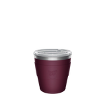 KeepCup Thermal XS 6oz/177ml Double Walled Reusable Cup - Quicksip Lid in the colour Merlot