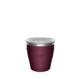 KeepCup Thermal XS 6oz/177ml Double Walled Reusable Cup - Quicksip Lid in the colour Merlot