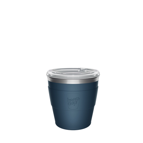 KeepCup Thermal XS 6oz/177ml Double Walled Reusable Cup - Quicksip Lid in the colour oxford blue