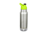 Klean Kanteen Kid Narrow Classic Sport Cap 355ml in the colour brushed stainless