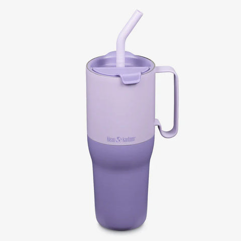 Klean Kanteen Rise Tumbler with Straw Lid 1064ml in orchid bloom