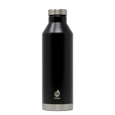 Mizu V8 Insulated Water Bottle in the colour black