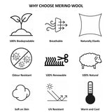 Moggans Midweight Merino Crew Sock
