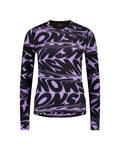 Mons Royale Cascade Merino Base Layer Long Sleeve in the colour signal lost lupin shown from the front