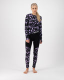 Mons Royale Cascade Merino Base Layer Long Sleeve in the colour signal lost lupin