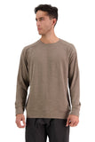 Mons Royale Covert Lite Crew in the colour walnut