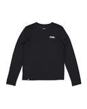 Mons Royale Icon Merino LS in the colour black 