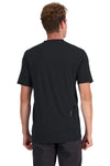 Mons Royale Mens Redwood Merino Air-Con VT in the colour Black / Undercover Camo from the back
