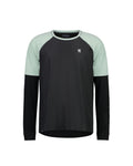 Mons Royale Mens Tarn Merino Shift Wind Jersey in the colour glacier black