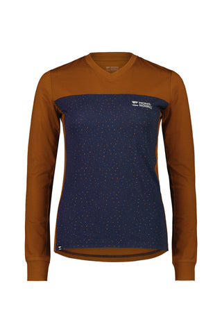 Mons Royale Womens Redwood Enduro VLS in the colour Midnight Terrazzo/ Copper