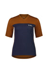 Mons Royale Womens Redwood Merino Air-Con VT in the colour Midnight Terrazzo / Copper