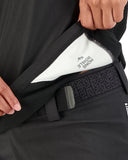 Mons Royale Womens Tarn Merino Bike Wind Jersey in the colour Black, showing the lining