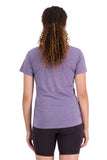 Mons Royale Womens Zephyr Merino Cool Tee in the colour Thistle