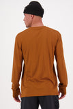 Mons Royale Yotei Classic Merino LS in Copper from the back