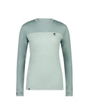 Mons Royale Yotei Merino LS in the colour Glacier / Dew