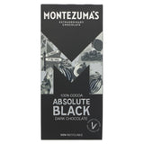 Montezumas Absolute Black - 100% Cocoa Bar front of packaging