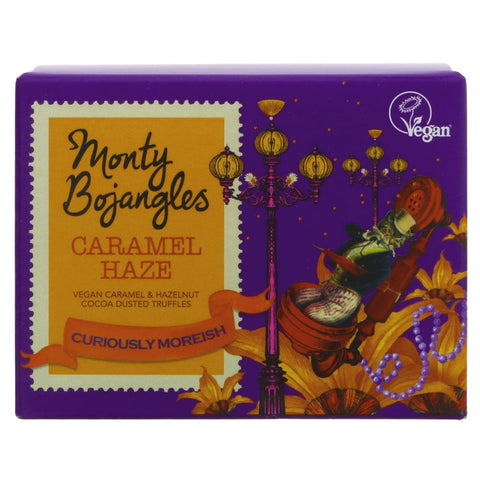 Monty Bojangles Caramel Haze 100g front of box