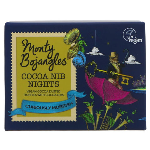 Monty Bojangles Cocoa Nib Nights 100g front