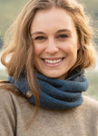 Noble Wilde Moss Possum Merino Neck Warmer in the colour Neptune