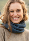 Noble Wilde Moss Possum Merino Neck Warmer in the colour Neptune