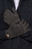 Noble Wilde Polyprop and Possum/Merino Glove in the colour Black Marl