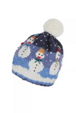 Pachamama Snowman Christmas Bobble Beanie