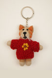 Pachamama Catalina The Kitten Keyring, shown from the front