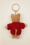 Pachamama Catalina The Kitten Keyring, shown from the back