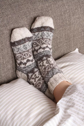 Pachamama Classic Fairisle Sofa Socks