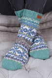 Pachamama Iona Sofa Socks - Aqua