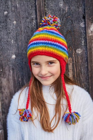 Pachamama Kids Rainbow Chullo