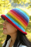 Pachamama Rainbow Cotton Bucket Hat