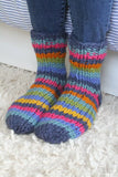 Pachamama Riobamba Sofa Socks in the colour Denim