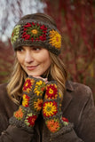 Pachamama Woodstock Headband in the colour earth