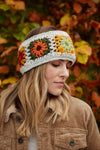 Pachamama Woodstock Headband in the colour oatmeal