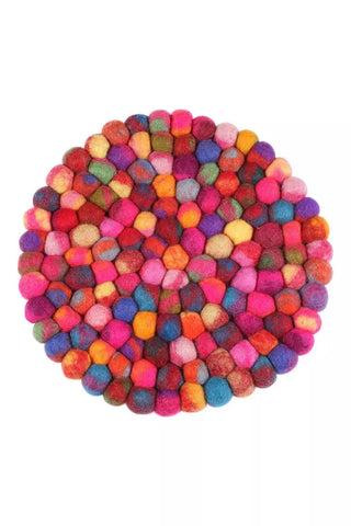 Pachamama Woodstock Pebble Trivet in multicolour 