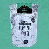 Poblado Peru Mikan 250g bag, shown from the front