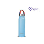Primus Klunken Bottle 0.7 L shown in the colour Rainbow Blue