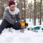 Primus Lite Plus Stove System - Orange out in the snow