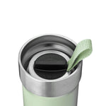 Primus Slurken Vacuum Mug 0.3L shown in the colour mint from the top of the lid