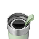 Primus Slurken Vacuum Mug 0.4L shown in the colour mint from the top of the lid