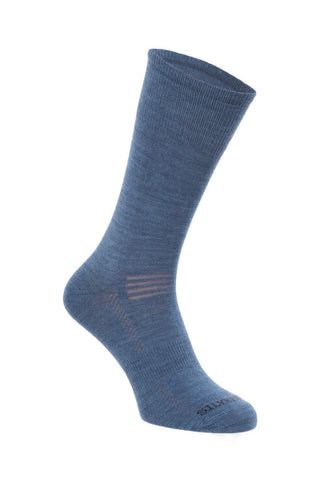Silverpoint Merino Wool Liner Sock in the colour blue